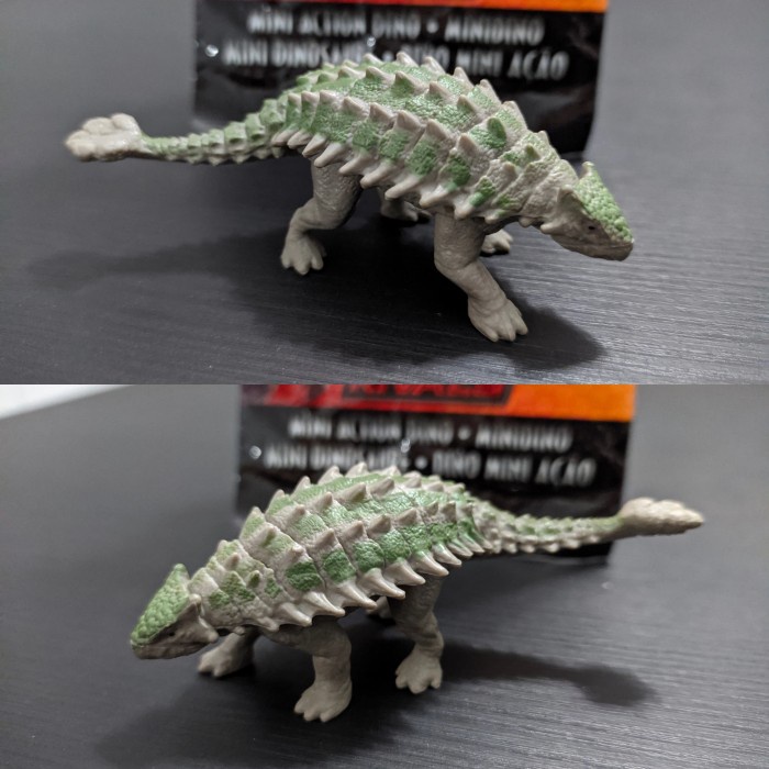 Mattel Jurassic World Mini Action Dinosaurus Dino Rival : Ankylosaurus