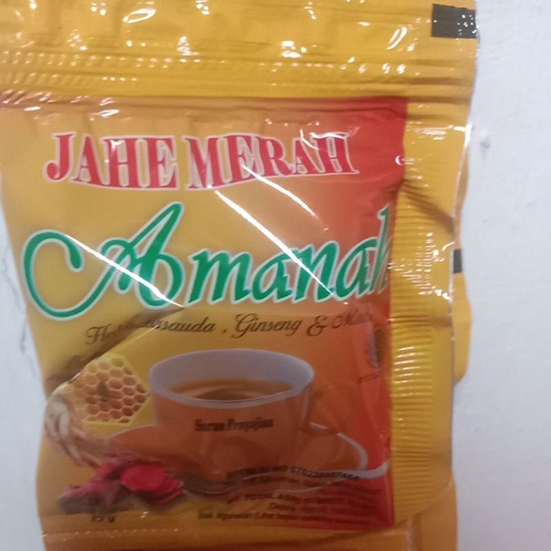 

jahe merah amanah