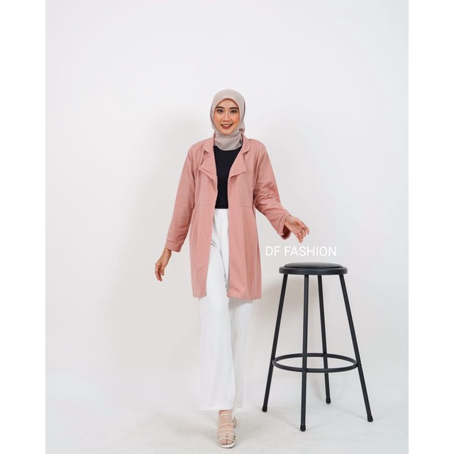 NEW CARDIGAN MOTIF KOTAK / CARDIGAN POLOS KRAH