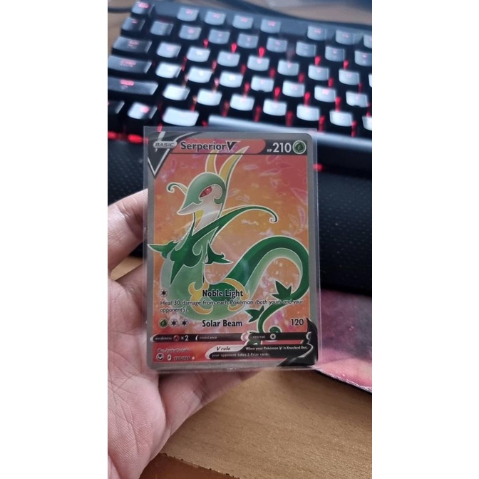 Serperior V - 170/195 - Full Art Ultra Rare Sword & Shield: Silver Tem