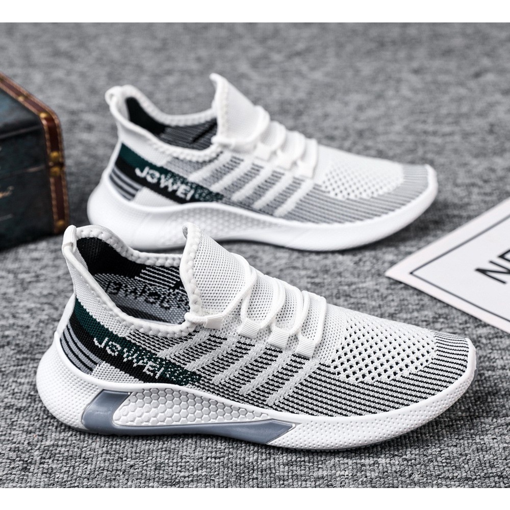 ESSE Jungkook Sepatu Sneakers Pria Lari Sport Shoes Cowok Keren Kece 039