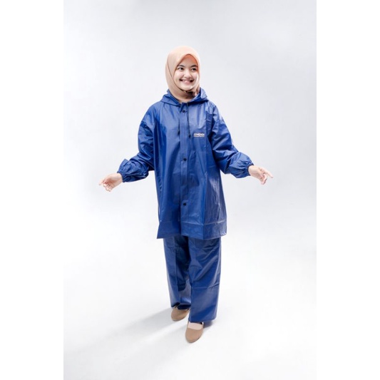 Promo !!! Jas Hujan Nendi Premium Raincoat setelan pria dan wanita kualitas axio harga grosir dan eceran