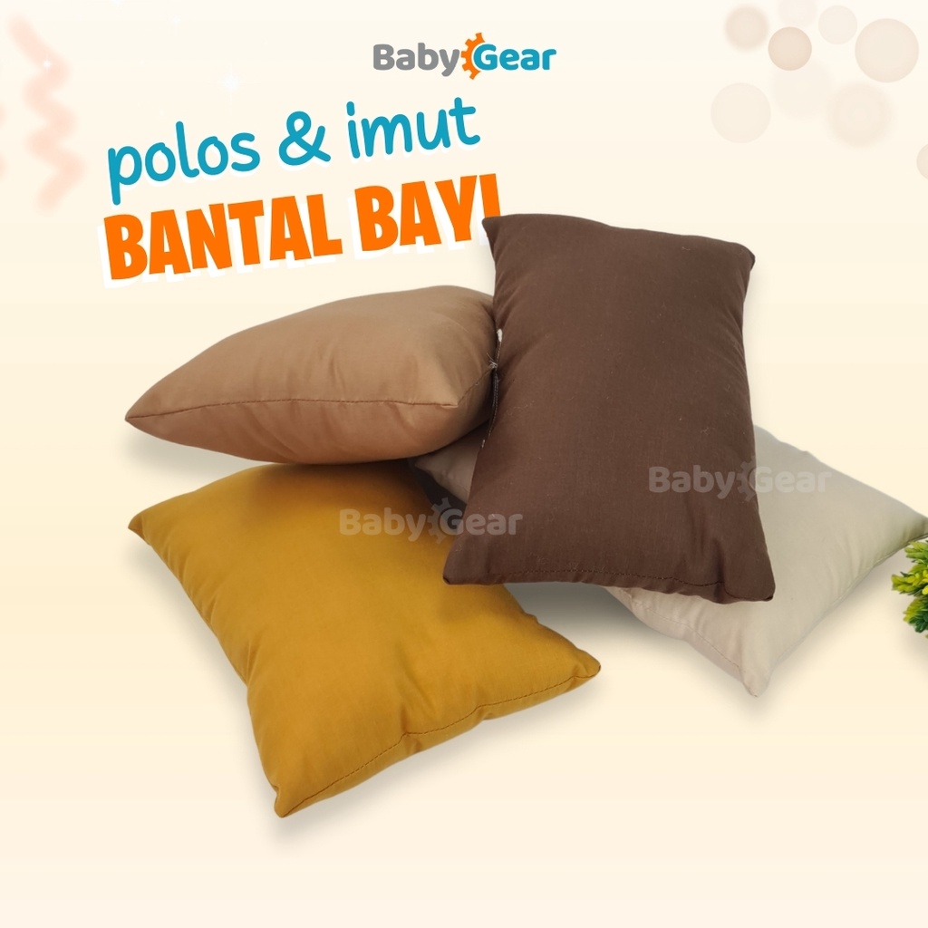 Bantal bayi Imut / Bantal Bayi Empuk Motif POLOS