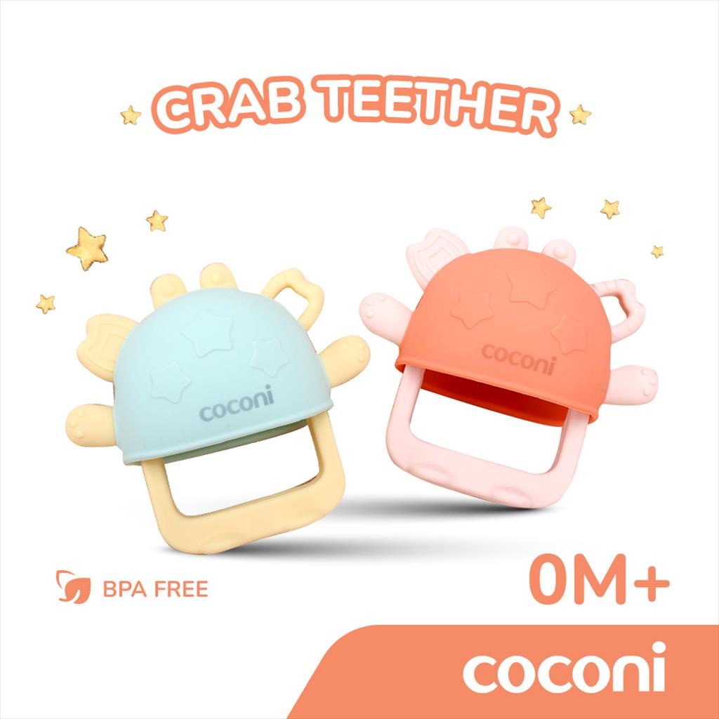 COCONI Bracelet Crab Teether | Gigitan Mainan Gelang Bayi Kepiting ( CCNI-BCT )