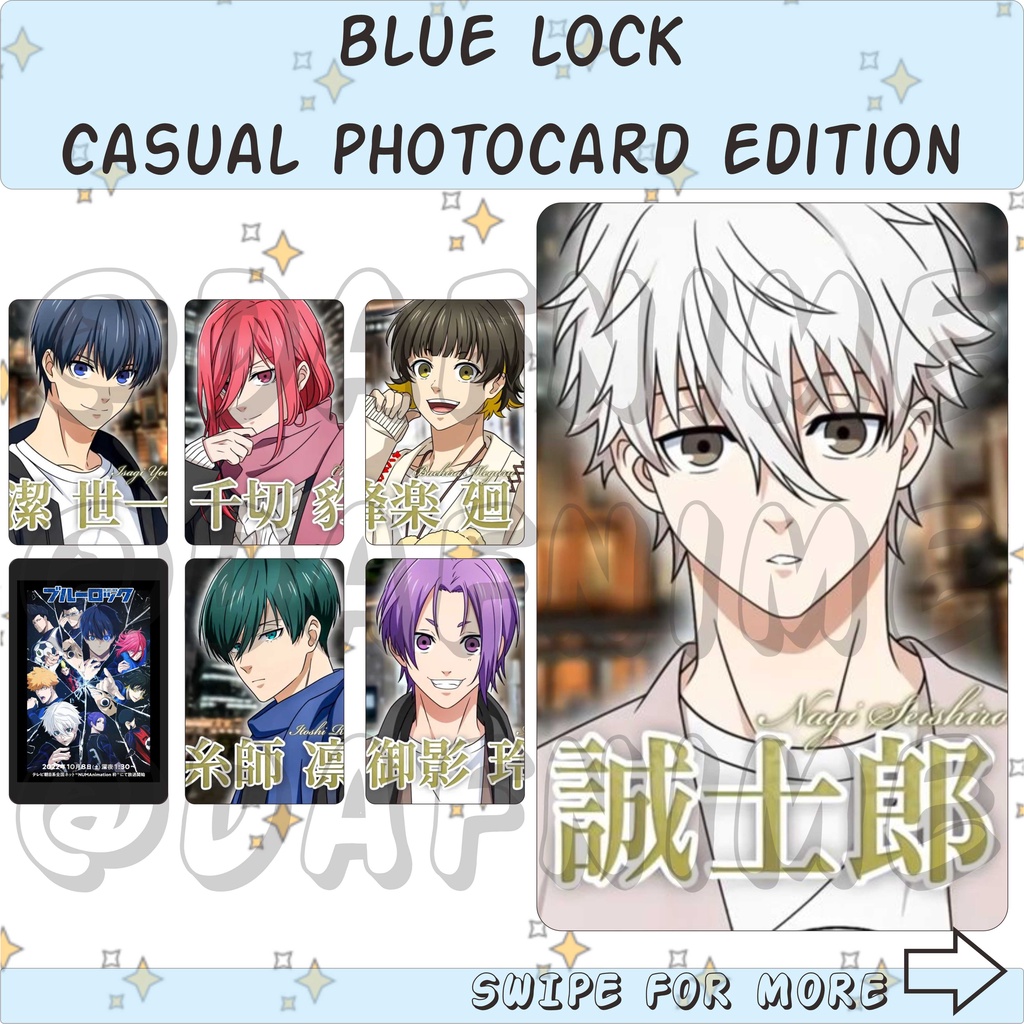 BLUE LOCK CASUAL EDITION PHOTOCARD ANIME