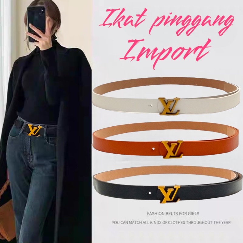 BELTSHOP NEW IKAT PINGGANG WANITA / WOMEN BELT / TALI PINGGANG FASHION 01020-01027