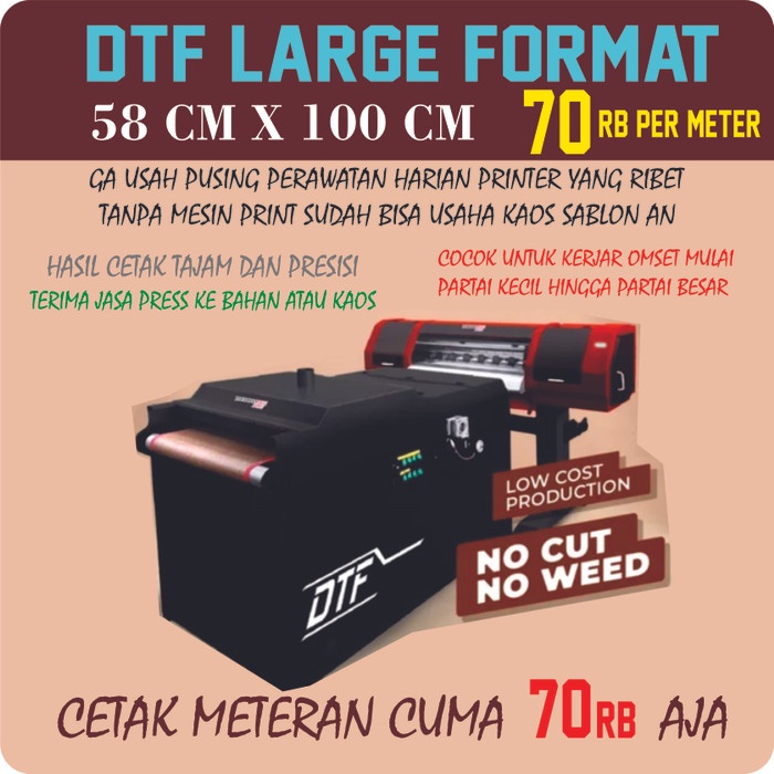 

TERIMAJASA CETAK PRINT SABLON DTF KUALITAS SESUAI GAMBAR PER METER
