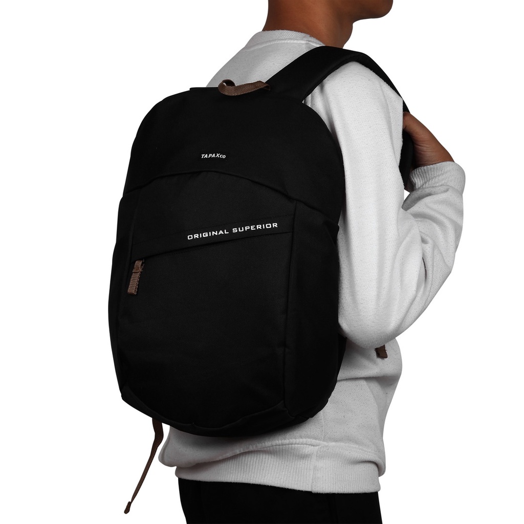 Ransel Backpack Sekolah Genesis Black Zetshop