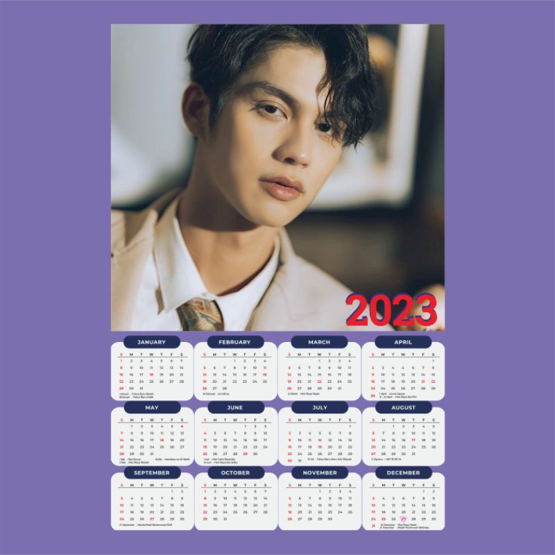 

Kalender Poster Aktor Thailand 2023