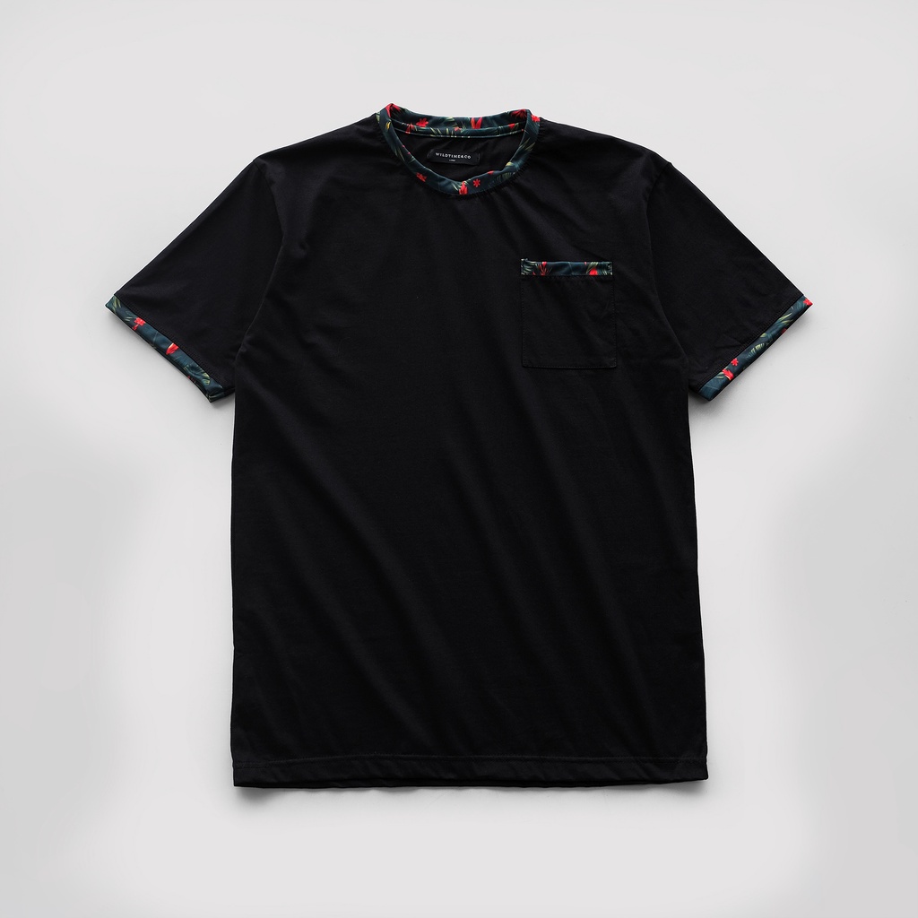 Wildtime&amp;Co - T-Shirt Pocket Black Flow