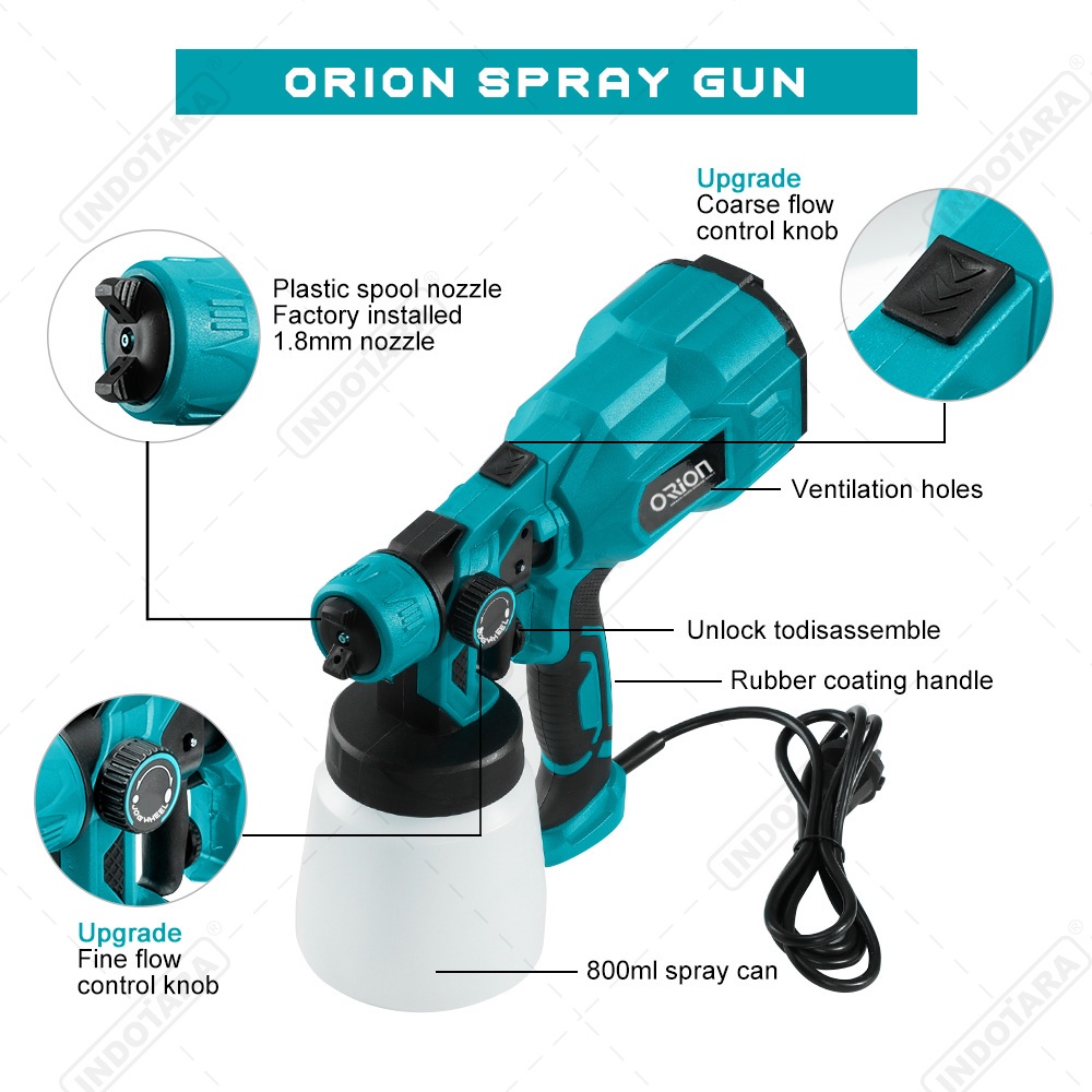 Alat Semprotan Cat Spray Gun Air Dust Orion ESG-CX31-380