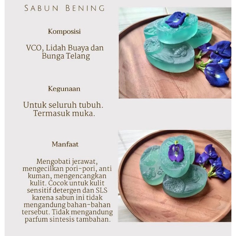 Sabun bening | Sabun NATURAL ORGANIK | SABUN JERAWAT