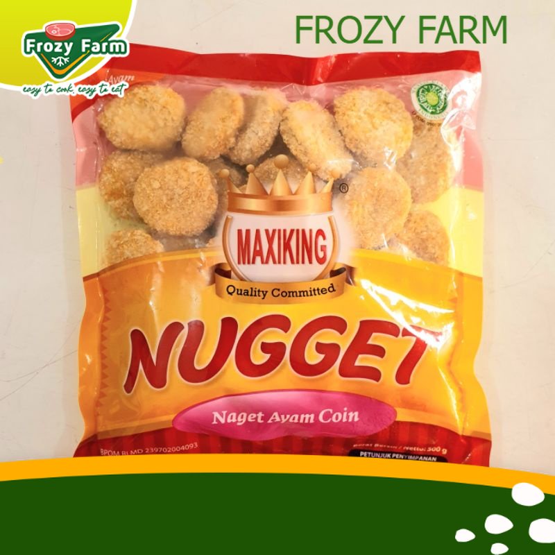 

Maxiking Nugget Ayam Coin 500g | Frozy Farm