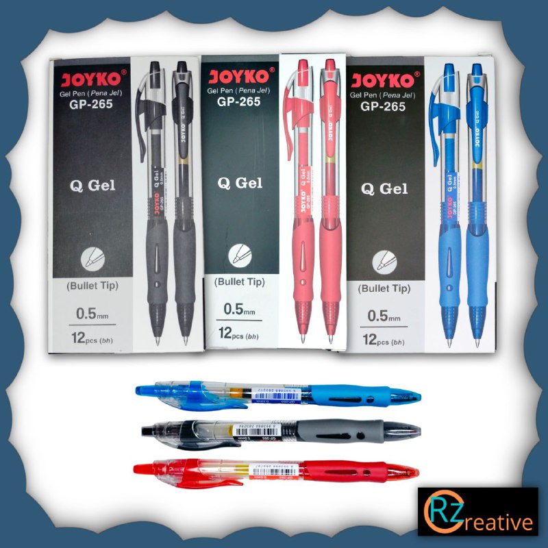 

Bolpoin/Pena/Bulpen Gel JOYKO GP-265 (Bullet Tip 0.5 mm)
