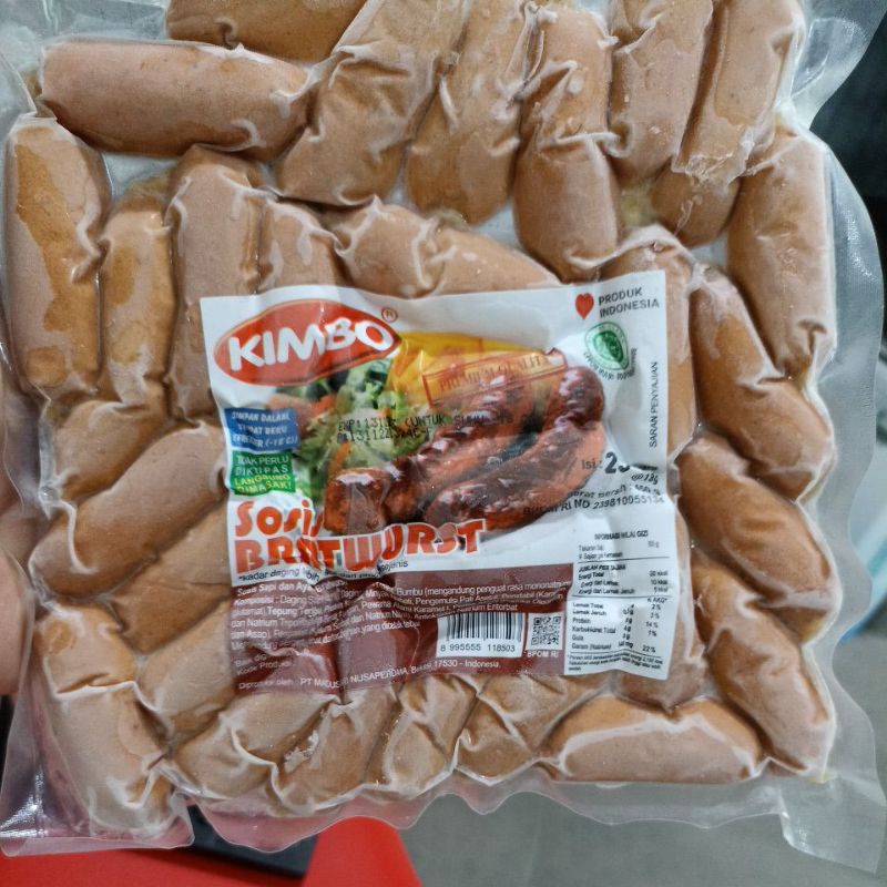 

Kimbo Sosis Bratwurst Cocktail/Mini 450gr