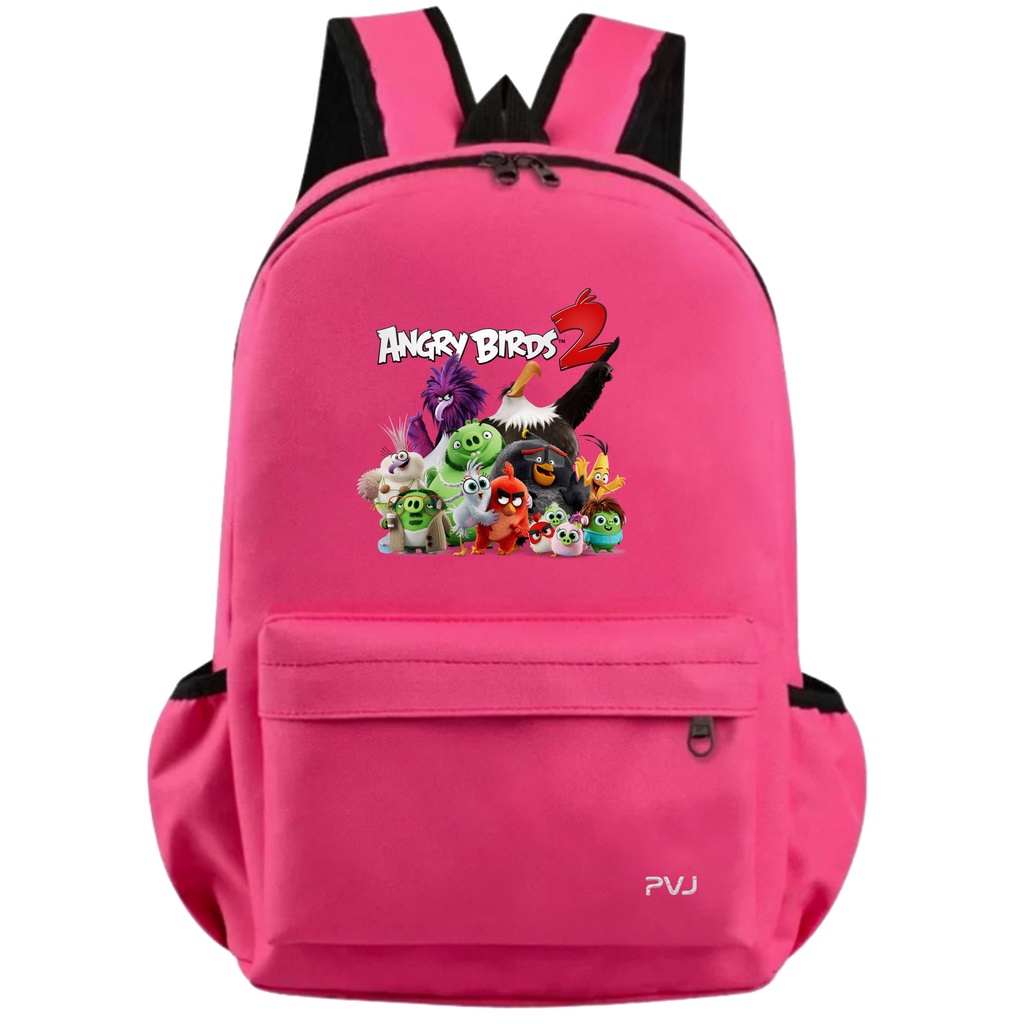 PVJ - Tas Ransel Sekolah Anak Laki-Laki Karakter Agry Bird Backpak