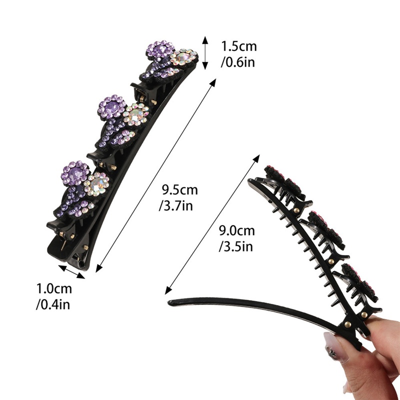 Manis Warna Kristal Musim Semi Rambut Klip Pin Handmade Manik-Manik Jepit Rambut Untuk Wanita Gadis Fashion Sederhana Aksesoris Rambut Hiasan Kepala