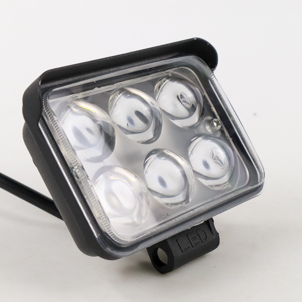 Xianyi Science Lampu Sorot Flood Spotlight 18W 6 LED White Light - SDL1845 - Black