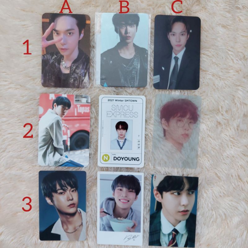 NCT 127 DOYOUNG PHOTOCARD PC GITD GLOW IN THE DARK POP UP PHOTOPACK 2021 SELCA DICON JAPAN PASS CARD