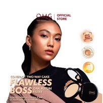 OMG Oh My Glam Coverlast Two Way Cake 12 g - Bedak Padat Kontrol Minyak Hingga 8 Jam