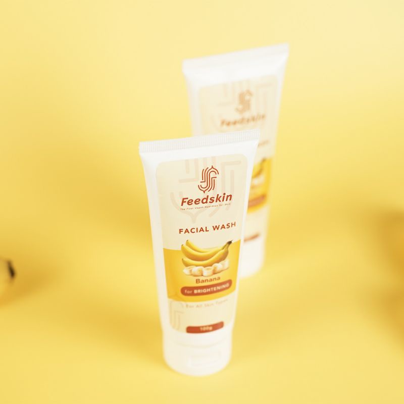 FEED SKIN Facial Wash Banana [For Brightening]