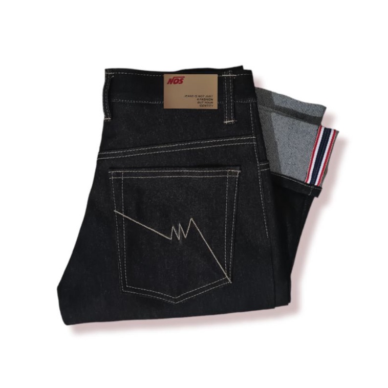 celana selvedge ✅ black jamrud 14 oz ✅ bisa fading( accent)