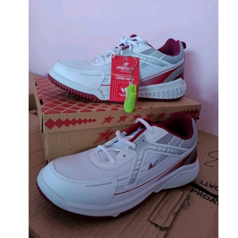 Sepatu BuluTangkis Volly Pria Trenn Kekinian Pro Att Sport Tali Sol Karet Anti Slip Size 39 sd 43 Premium Berkualitas