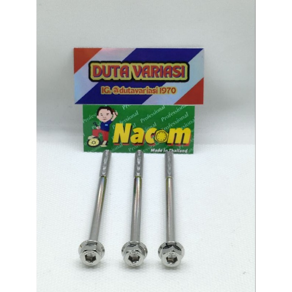 Baut 2Kunci Drat 10*11 cm { M6*110