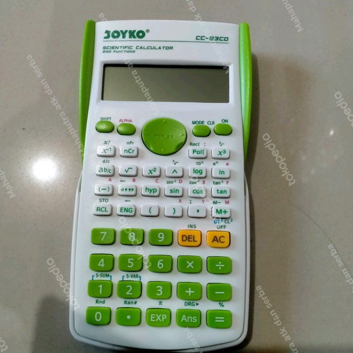 

PRODUK TERBATAS KALKULATOR SCIENTIFIC CHEK CORRET JOYKO CC23 CALCULATOR MURAH GROSIR