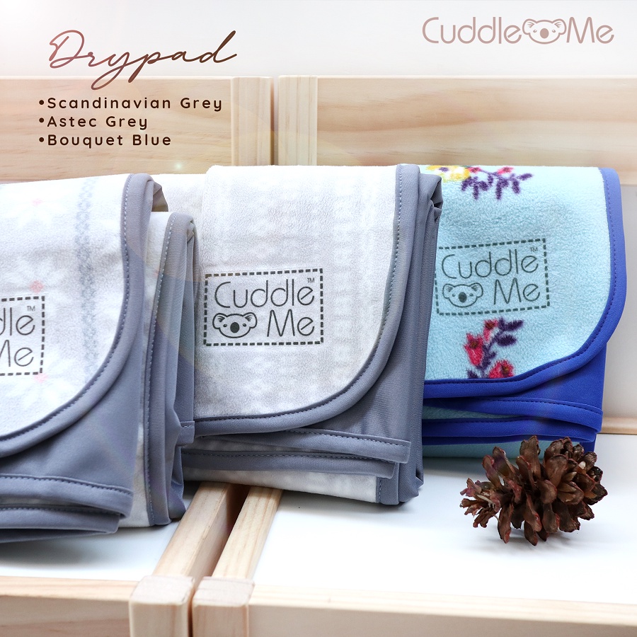 Cuddle Me Dry Pad Alas Ompol Kain Perlak Modern Bayi Waterproof Anti Tembus Original Cuddleme Drypad