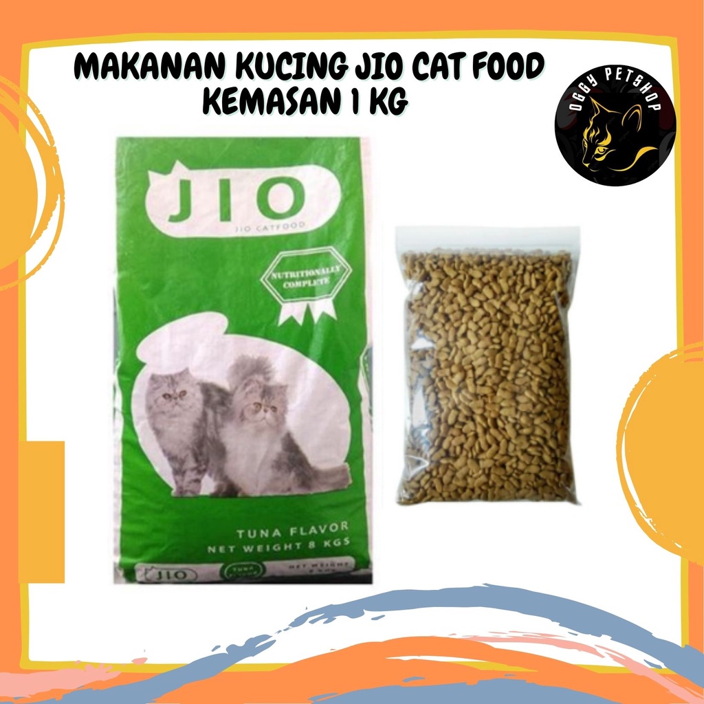 Makanan Kucing JIO CAT Kemasan Repack 1 Kg