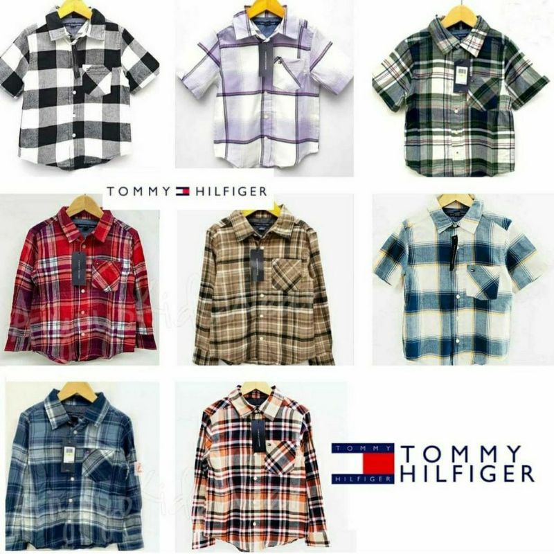 KEMEJA ANAK TOMMY HILFIGER ORIGINAL