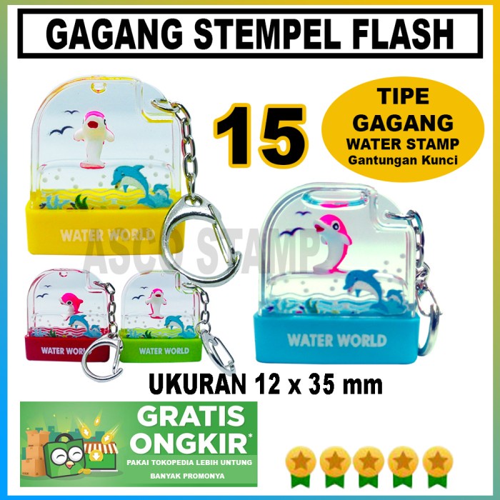 

Stm Gagang Stempel Water Stamp Lumba Gantungan Kunci No.15