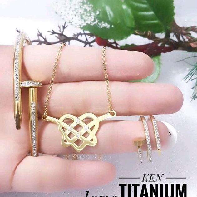 Titanium set perhiasan dewasa 211205
