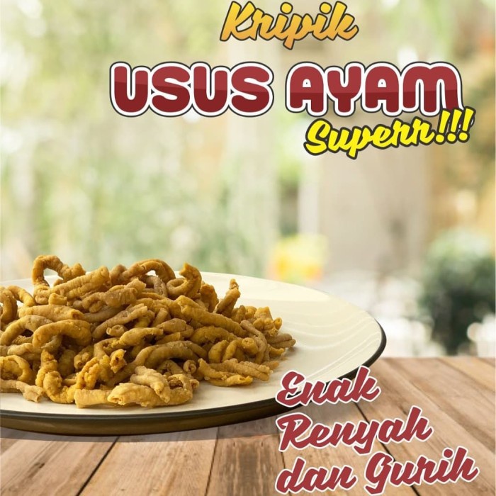 

⭐BISA COD⭐ Kripik Usus Ayam 1kg Super