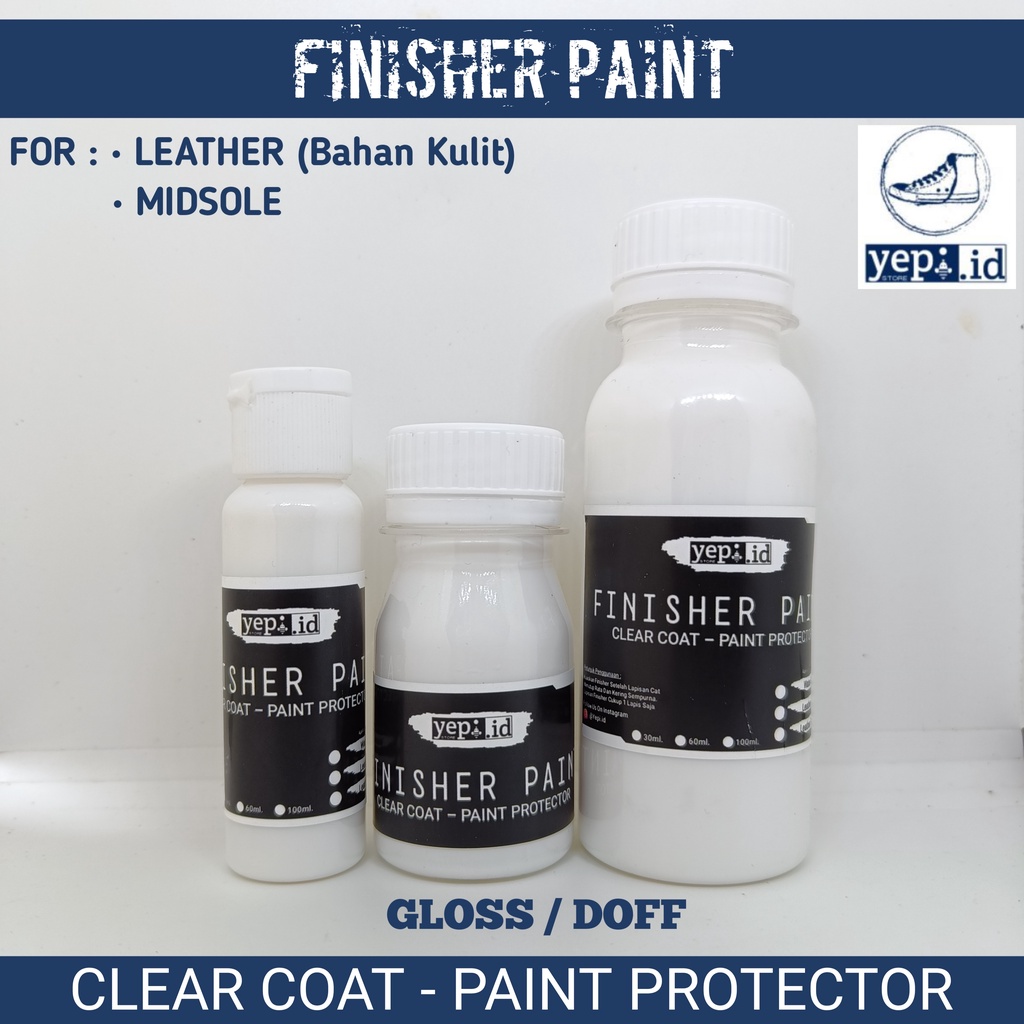 Jual Finisher Leather Paint Clear Coat Paint Protector Clear Gloss