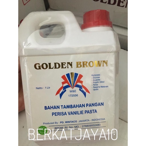 Golden Brown Perisa Vanilie 1 kg Pasta Vanili Vanilla