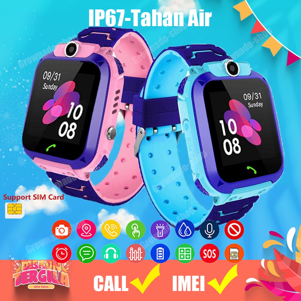 Jual Imo Anti Air IP67 Jam tangan anak telepon anak Gps Digital