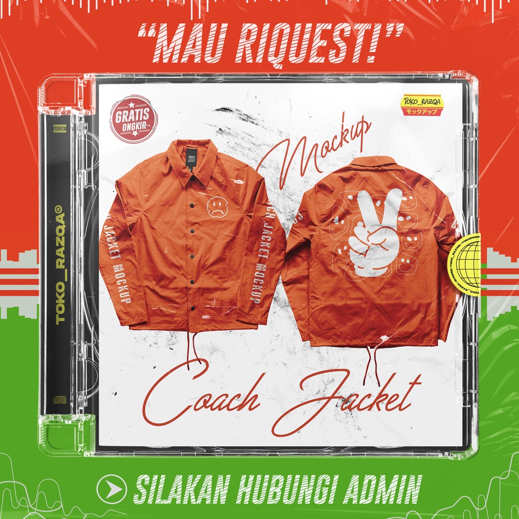 Coach Jacket Mockup ◖Mockup◗