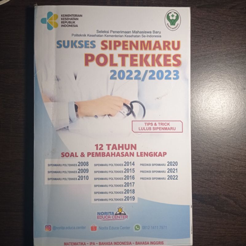 Kumpulan soal masuk Poltekkes, buku ujian masuk poltekkes, simama poltekkes, ujian mandiri poltekkes