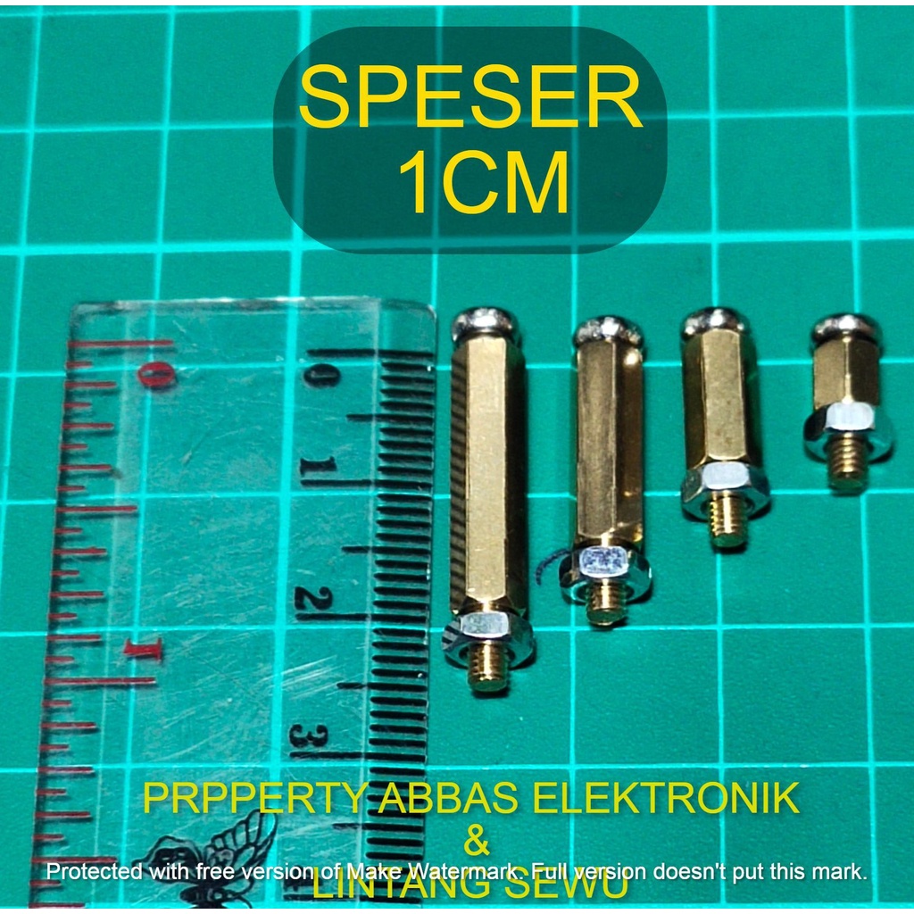 SPESER SPISER SPICER KUNINGAN 1CM 1 CM 100MM 100 MM