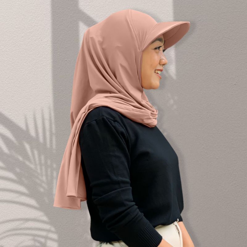 PASHMINA TOPI OVAL INSTAN PASHMINA INSTAN JILBAB TOPI