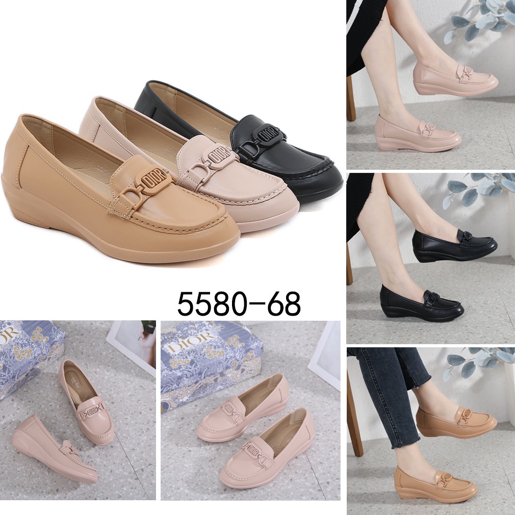 DR Logo Wedges Shoes #5580-68