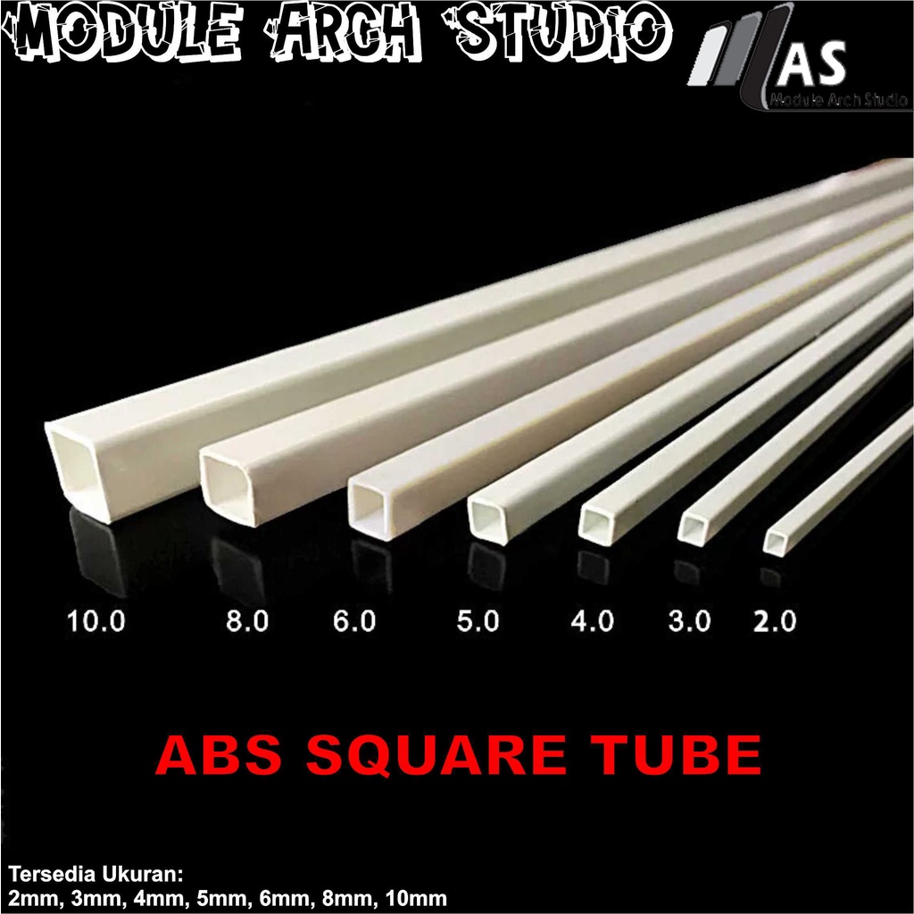ABS Square Tube - Maket Pipa Kotak - Stick Plastik Kotak