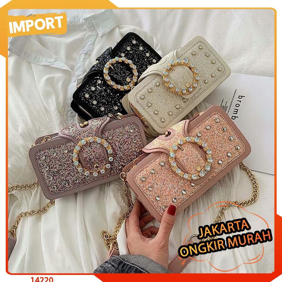 JAKARTA C 332 / E 7414 / B 2554 / D 1422 / A 14220 TAS SELEMPANG CANTIK WANITA MODIS IMPORT