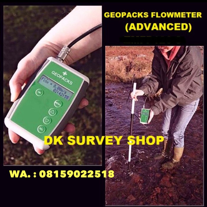 Pengukur Geopacks Advanced Flow Meter /Flowmeter /Current Meter /Ukur Arus Air
