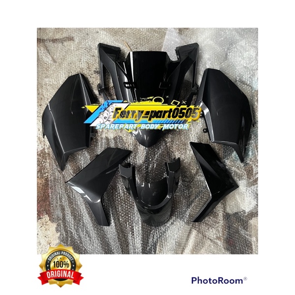 paketan depan vario 160 full body halus vario 160 k2s 2022 original hitam abu grey