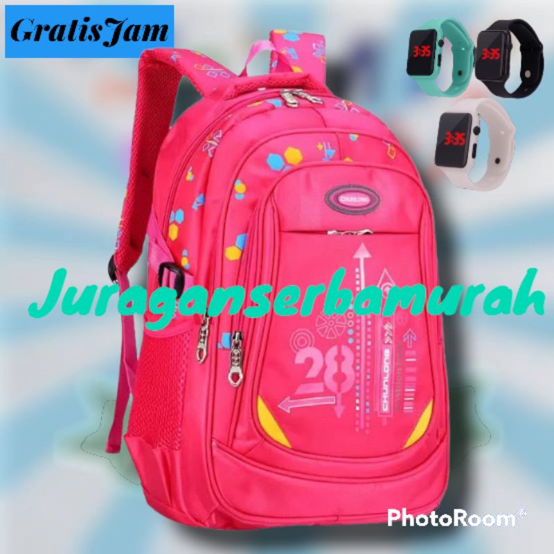 Tas ransel Sekolah SD SMP ukuran besar murah