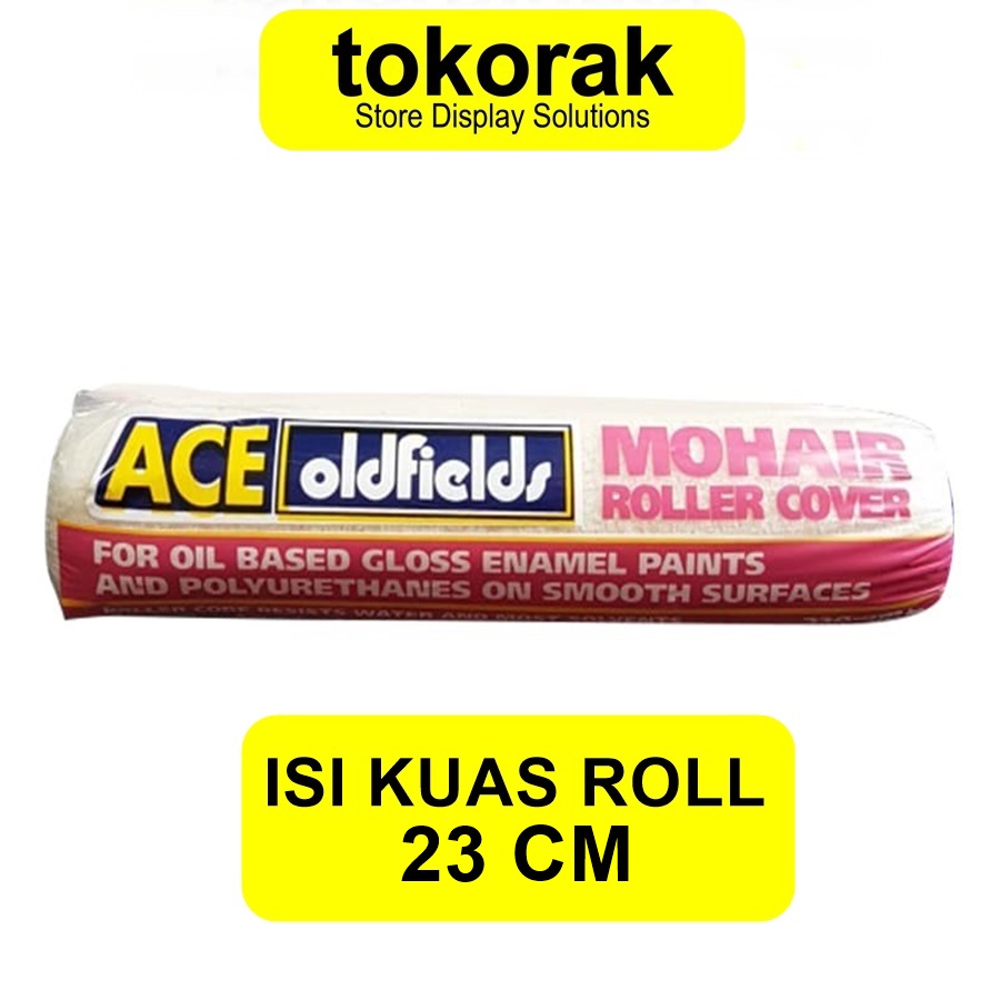 REFILL KUAS ROLL CAT 9 INCH MOHAIR ACE OLDFIELDS EPOXY ROLLER 230MM - KUAS CAT