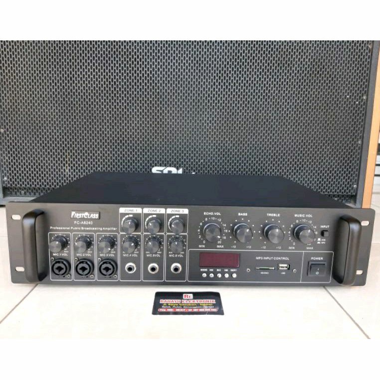 AMPLI FIRSTCLASS A-2060  / Ampli Untuk Toa Masjid